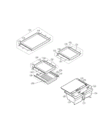 Refrigerator Parts parts for Lg Refrigerator LRBC20512SW from AppliancePartsPros.com
