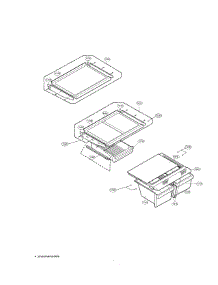 Refrigerator Parts (Good) parts for Lg Refrigerator LRBN20520WW / from AppliancePartsPros.com
