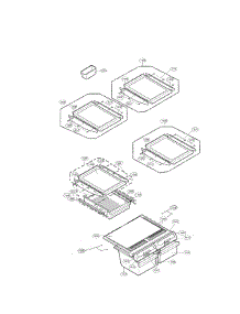 Refrigerator Parts 3 parts for Lg Refrigerator LRBN22510BQ / from AppliancePartsPros.com