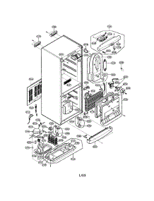 Unit / Cabinet parts for Lg Refrigerator LRBP1031NI / from AppliancePartsPros.com