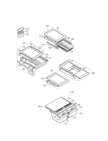 Refrigerator Parts parts for Lg Refrigerator LRDN22734SB / from AppliancePartsPros.com
