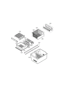 Freezer Parts parts for Lg Refrigerator LRDN22734TT / from AppliancePartsPros.com