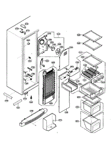 Freezer Parts parts for Lg Refrigerator LRSCS21935SB / from AppliancePartsPros.com