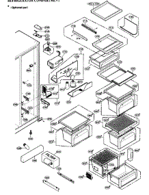 Refrigerator Parts parts for Lg Refrigerator LRSCS21935SB / from AppliancePartsPros.com