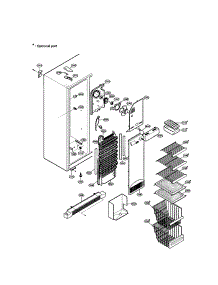 Freezer Compartment parts for Lg Refrigerator LRSP2031BS / from AppliancePartsPros.com