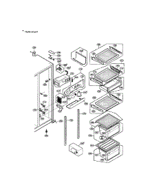 Refrigerator Compartment parts for Lg Refrigerator LRSP2031BS / from AppliancePartsPros.com