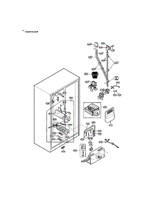 Ice And Water parts for Lg Refrigerator LRSP2031BS / from AppliancePartsPros.com