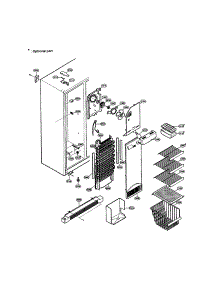Freezer Compartment parts for Lg Refrigerator LRSPC2031W / from AppliancePartsPros.com