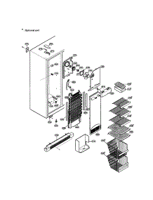 Freezer Compartment parts for Lg Refrigerator LRSPC2051BM / from AppliancePartsPros.com