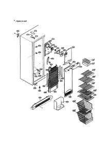 Freezer Compartment parts for Lg Refrigerator LRSPC2331NI / from AppliancePartsPros.com
