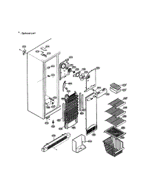 Freezer Compartment parts for Lg Refrigerator LRSPC2331T / from AppliancePartsPros.com