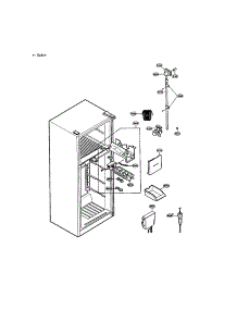 Icemaker parts for Lg Refrigerator LRTBC2025BS / from AppliancePartsPros.com
