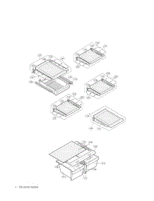 Refrigerator Parts parts for Lg Refrigerator LRTN22312TT / from AppliancePartsPros.com