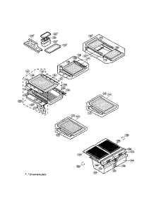 Refrigerator parts for Lg Refrigerator LRTN22320TT / from AppliancePartsPros.com