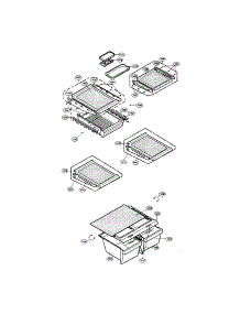 Refrigerator parts for Lg Refrigerator LRTN22324TT / from AppliancePartsPros.com