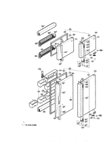 Door parts for Lg Refrigerator LRTN22330SW / from AppliancePartsPros.com