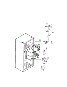Icemaker parts for Lg Refrigerator LRTPC1831W / from AppliancePartsPros.com