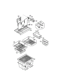 Shelves parts for Lg Refrigerator LRTPC2031T / from AppliancePartsPros.com