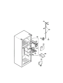 Ice Maker parts for Lg Refrigerator LRTPC2031T / from AppliancePartsPros.com