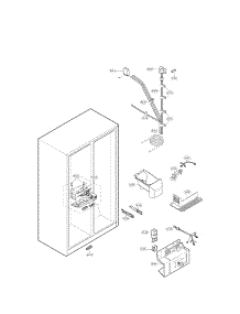 Ice And Water Parts parts for Lg Refrigerator LSC23924SB / from AppliancePartsPros.com