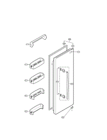 Refrigerator Door Parts parts for Lg Refrigerator LSC269905TT / from AppliancePartsPros.com