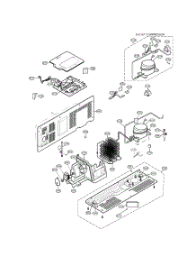 Mechanical Compartment Parts parts for Lg Refrigerator LSC27914SB / from AppliancePartsPros.com