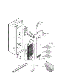 Freezer Compartment Parts parts for Lg Refrigerator LSC27914ST / from AppliancePartsPros.com