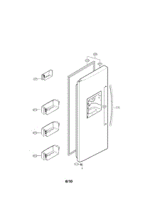 Freezer Door Parts parts for Lg Refrigerator LSC27914SW / from AppliancePartsPros.com