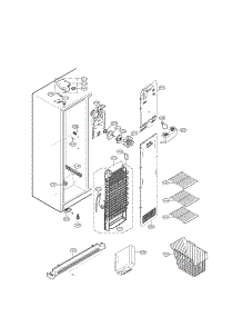 Freezer Compartment Parts parts for Lg Refrigerator LSC27914SW / from AppliancePartsPros.com