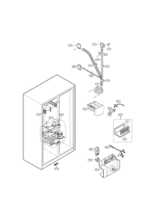 Ice & Water Parts parts for Lg Refrigerator LSC27914SW / from AppliancePartsPros.com