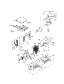 Mechanical Parts parts for Lg Refrigerator LSC27914SW / from AppliancePartsPros.com