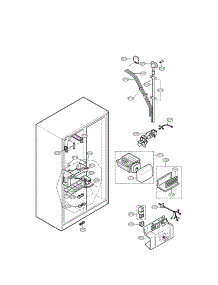 Ice And Water Parts parts for Lg Refrigerator LSC27921SB / from AppliancePartsPros.com