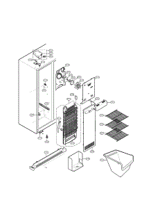 Freezer Compartment Parts parts for Lg Refrigerator LSC27921ST / from AppliancePartsPros.com