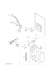 Ice And Dispenser Parts parts for Lg Refrigerator LSC27937SW / from AppliancePartsPros.com