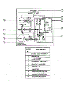 Wiring Diagram parts for Lg Room Air Conditioner HBLG06M / from AppliancePartsPros.com