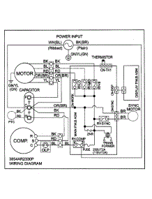 Wiring Diagram parts for Lg Room Air Conditioner HBLG1000R / from AppliancePartsPros.com