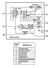 Wiring Diagram parts for Lg Room Air Conditioner HBLG120 / from AppliancePartsPros.com