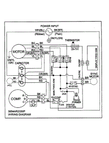 Wiring Diagram parts for Lg Room Air Conditioner HBLG1200R / from AppliancePartsPros.com