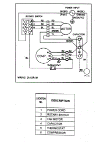 Wiring Diagram parts for Lg Room Air Conditioner LC1000 / from AppliancePartsPros.com