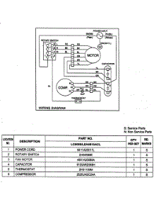 Wiring Diagram parts for Lg Room Air Conditioner LC8000 / from AppliancePartsPros.com