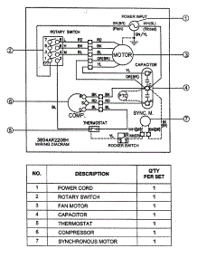 Wiring Diagram parts for Lg Room Air Conditioner R1804 / from AppliancePartsPros.com