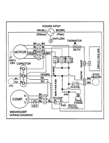 Wiring Diagram parts for Lg Room Air Conditioner WG1000R / from AppliancePartsPros.com