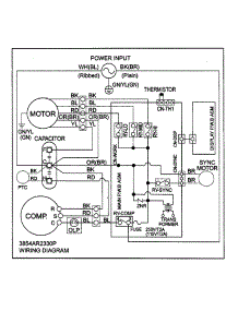 Wiring Diagram parts for Lg Room Air Conditioner WG1200R / from AppliancePartsPros.com