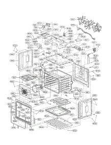 Upper Cavity Parts parts for Lg Wall Oven LWD3010ST / from AppliancePartsPros.com