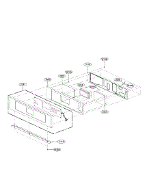Lower Door Parts parts for Lg Wall Oven LWS3010ST / from AppliancePartsPros.com