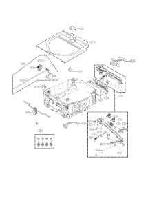 Base Parts parts for Lg Washer WD100CW / from AppliancePartsPros.com