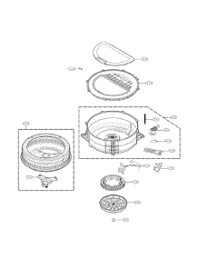 Tub Parts parts for Lg Washer WD100CW / from AppliancePartsPros.com