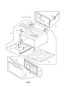 Outer Case Parts parts for Lg Washer WD200CV / from AppliancePartsPros.com