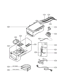 Dispenser Assembly parts for Lg Washer WM0001HTM / from AppliancePartsPros.com