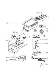 Dispenser Assembl parts for Lg Washer WM2450HRA / from AppliancePartsPros.com
